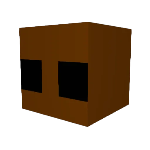 pandemonium_9 Minecraft avatar head, 3D render