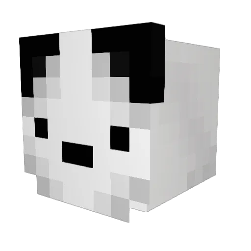 pandheii Minecraft avatar head, 3D render