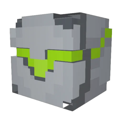 pandi_coco Minecraft avatar head, 3D render