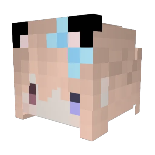 pangggff Minecraft avatar head, 3D render