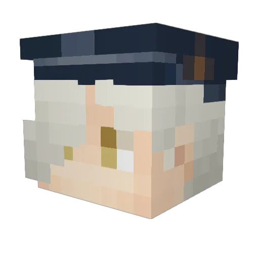 pani5 Minecraft avatar head, 3D render