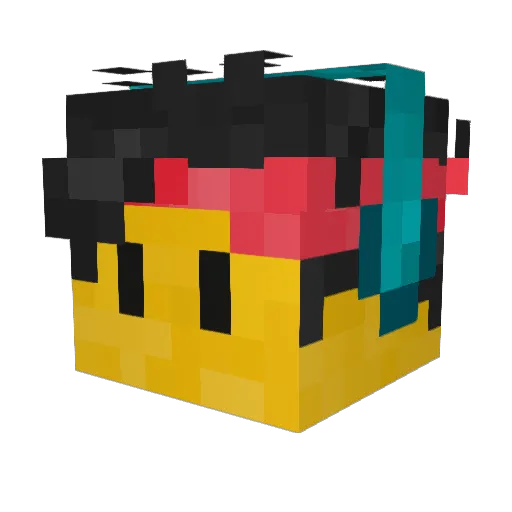 paninipress7 Minecraft avatar head, 3D render
