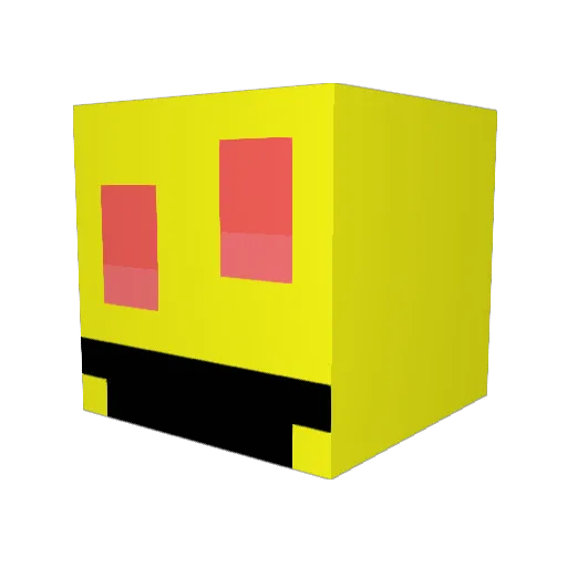 pankbu Minecraft avatar head, 3D render