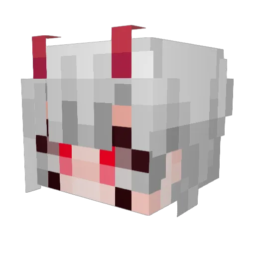 pankonkezo Minecraft avatar head, 3D render