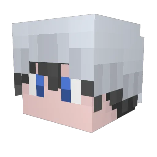 pann2468 Minecraft avatar head, 3D render