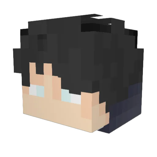 pannkeiki Minecraft avatar head, 3D render