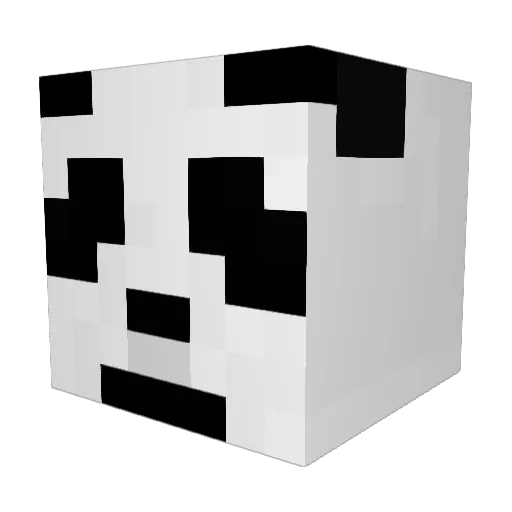 panntann Minecraft avatar head, 3D render