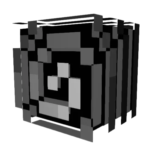 panoptic_one Minecraft avatar head, 3D render