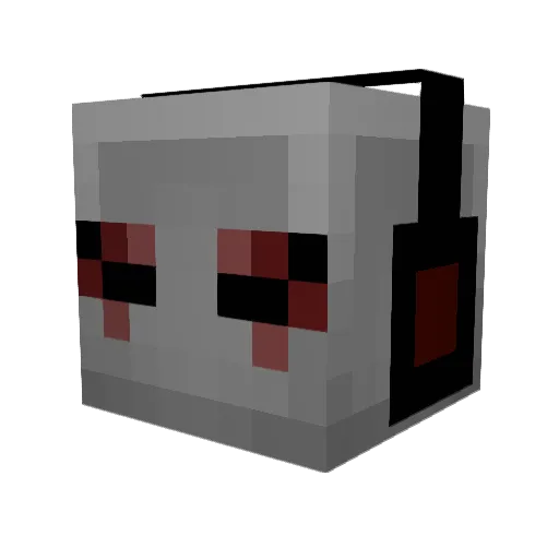 panos973 Minecraft avatar head, 3D render