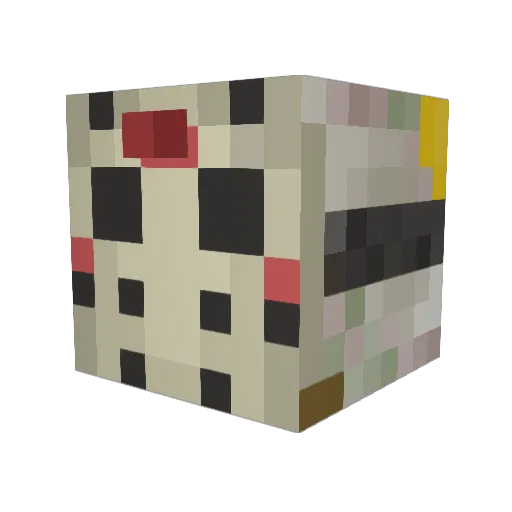 pantalones69 Minecraft avatar head, 3D render