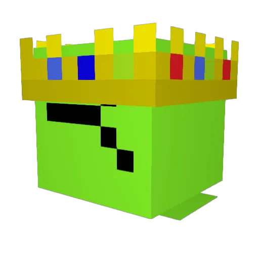 pantserman Minecraft avatar head, 3D render