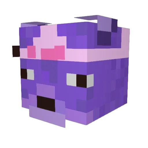 panyano Minecraft avatar head, 3D render