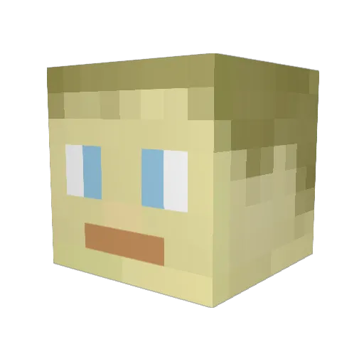 panzerkiller1 Minecraft avatar head, 3D render
