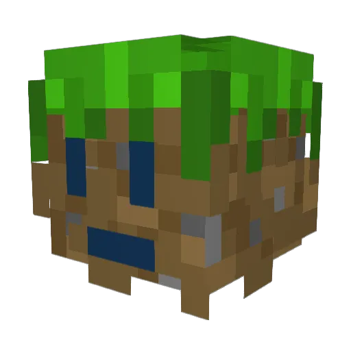 panzuman1 Minecraft avatar head, 3D render