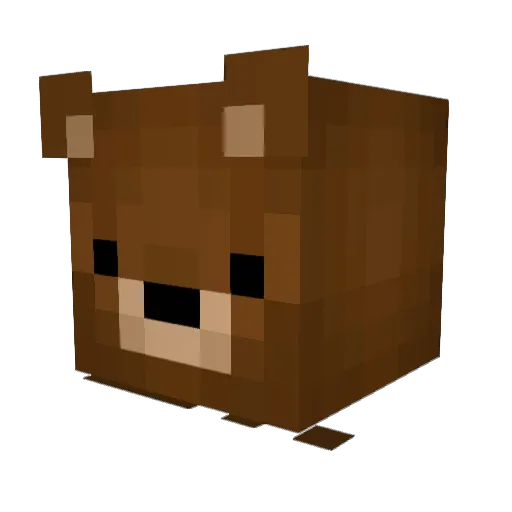 paolobif Minecraft avatar head, 3D render