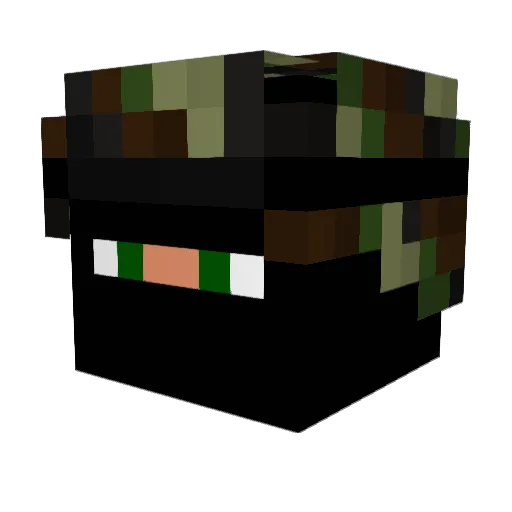 paolosozzi Minecraft avatar head, 3D render