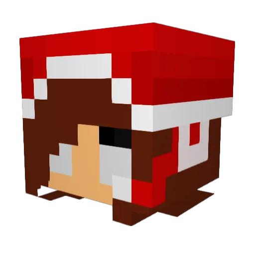 paoz26 Minecraft avatar head, 3D render