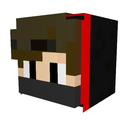 papa_at_mine Minecraft avatar head, 3D render