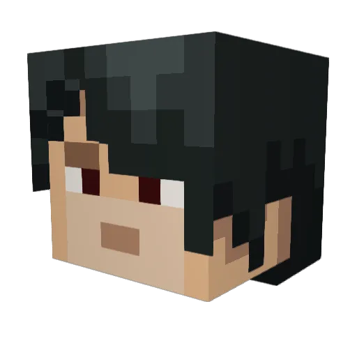 papa_ist_da Minecraft avatar head, 3D render