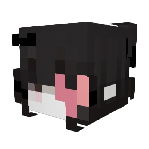 papafritaamc Minecraft avatar head, 3D render