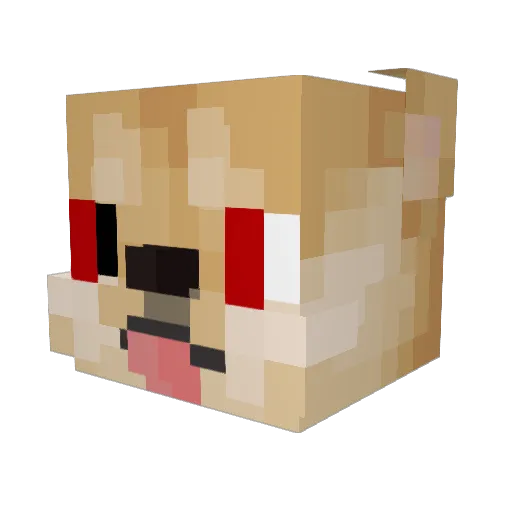 papamurphy321 Minecraft avatar head, 3D render