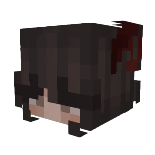 papasleepy Minecraft avatar head, 3D render