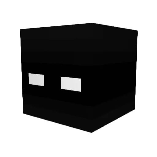 papcan Minecraft avatar head, 3D render