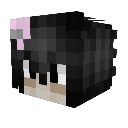 paperamb0 Minecraft avatar head, 3D render