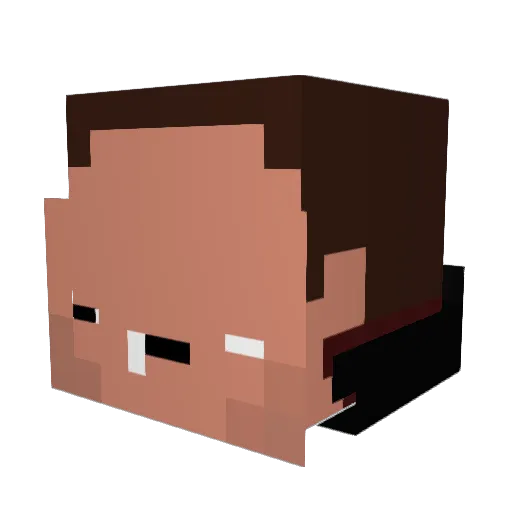 papercloud360 Minecraft avatar head, 3D render