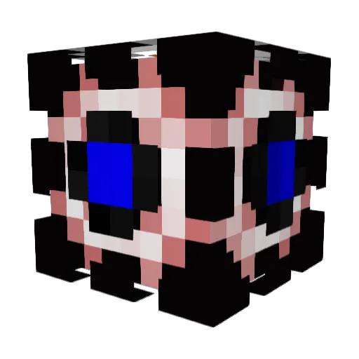 papercrowntm Minecraft avatar head, 3D render