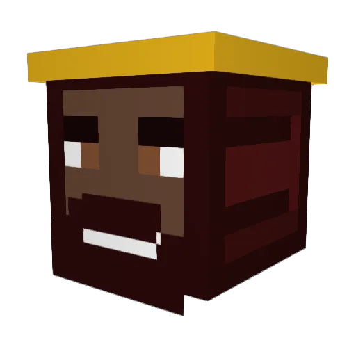 paperface85 Minecraft avatar head, 3D render