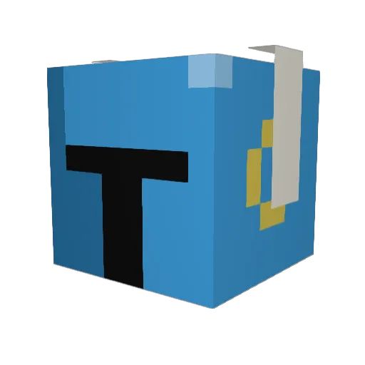 papi_suker Minecraft avatar head, 3D render