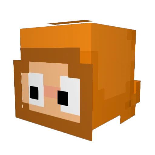 papichulo130 Minecraft avatar head, 3D render