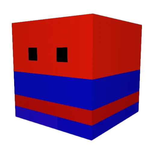 papiman15 Minecraft avatar head, 3D render