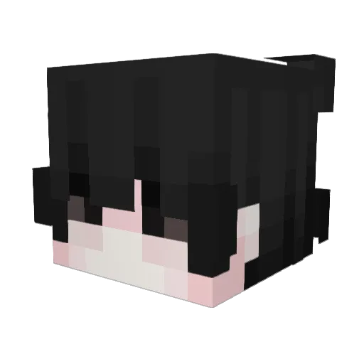 papimatti Minecraft avatar head, 3D render