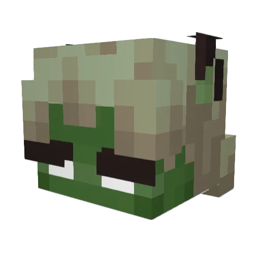papimunyanyo Minecraft avatar head, 3D render