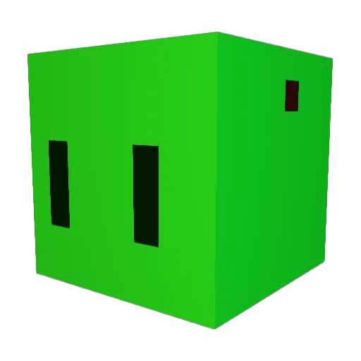 papir159 Minecraft avatar head, 3D render