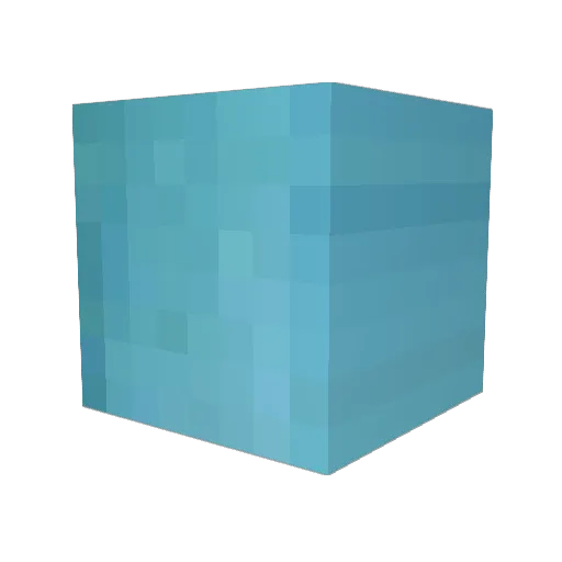 paplerr Minecraft avatar head, 3D render
