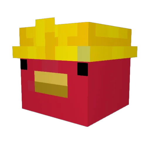 papoga11 Minecraft avatar head, 3D render