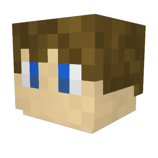 pappy57 Minecraft avatar head, 3D render