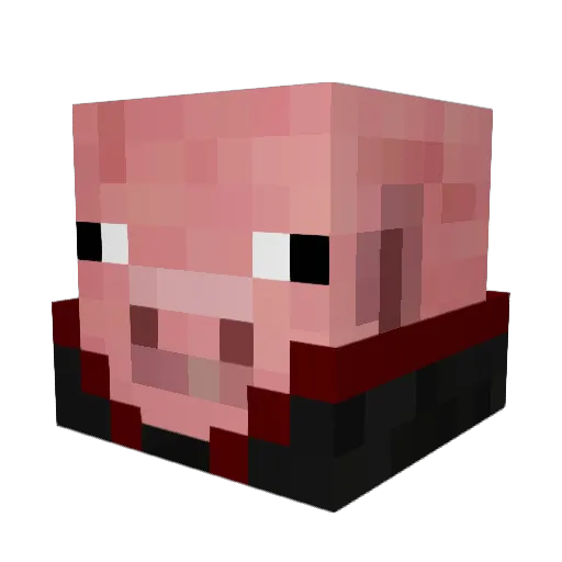 papsi90 Minecraft avatar head, 3D render