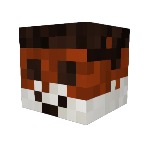 papwman2 Minecraft avatar head, 3D render