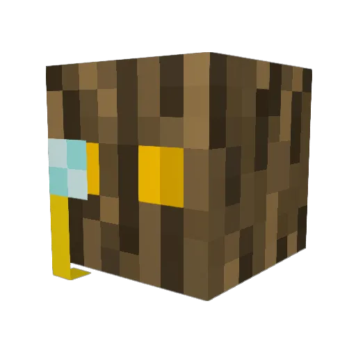 para169 Minecraft avatar head, 3D render