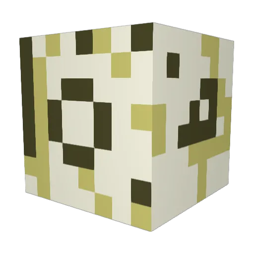 paracemia Minecraft avatar head, 3D render