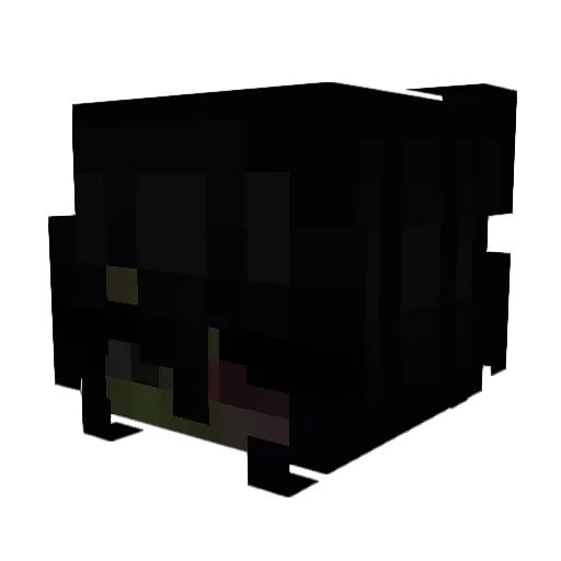 paracita Minecraft avatar head, 3D render
