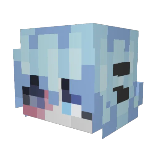 paradiesekeith Minecraft avatar head, 3D render
