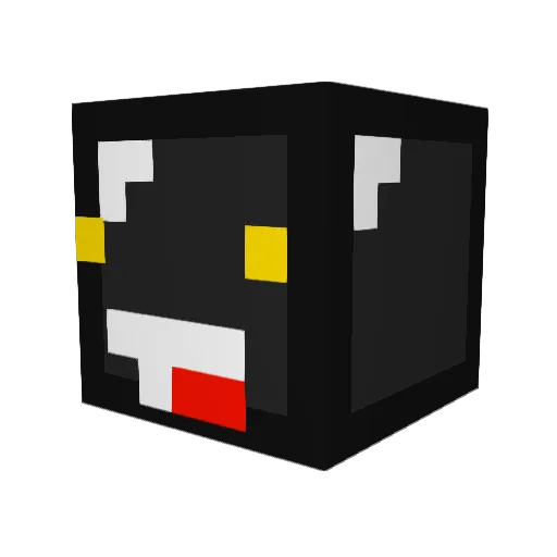 paradox_1st Minecraft avatar head, 3D render