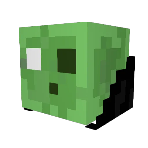 paradox___ Minecraft avatar head, 3D render