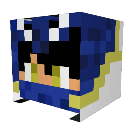 paradoxx1441 Minecraft avatar head, 3D render