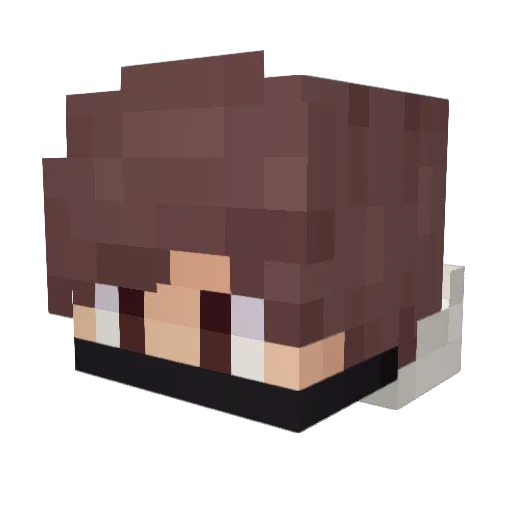 paramauntliiin Minecraft avatar head, 3D render